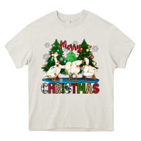 Cream merry christmas duck Heavy Core Tee - Zillion Design Studio