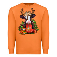 Carrot christmas baby cow hot cocoa Premium Sweatshirt - Jasminsmagicworld