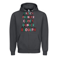 Smoke dasher dancer prancer vixer comet cupid donner bli Zipper Hoodie - MaliasSmallBusiness