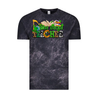 Cloud Black one lucky teacher Vintage Tee - AdoDesignShop