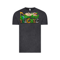 Vintage Black one lucky teacher Vintage Tee - AdoDesignShop