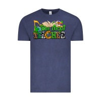 Vintage Denim one lucky teacher Vintage Tee - AdoDesignShop
