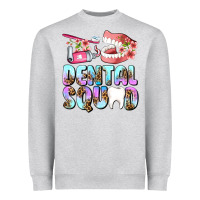 Heather Grey dental squad Heavyweight Sweatshirt - AdoDesignShop
