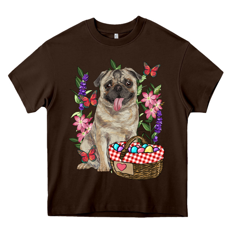 Easter Pug Heavy Core Tee by RanaPortraitStore | Teevron