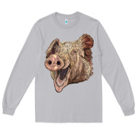 Moon Dust american yorkshire pig face Long Sleeve Tee - LillyAllenDesigns