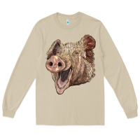 Mushroom american yorkshire pig face Long Sleeve Tee - LillyAllenDesigns