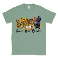 Sage peace love rooster Classic Tee - LillyAllenDesigns