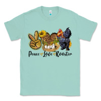 Peace Love Rooster Classic Tee | Teevron