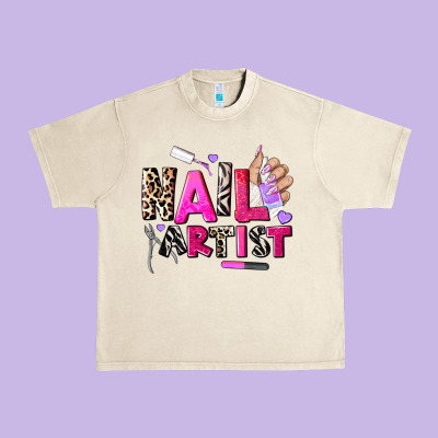 Nail Artist Urban Heavy Tee Designed By Adodesignshop
