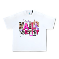 White nail artist Urban Heavy Tee - AdoDesignShop