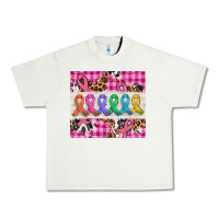 Pistachio western colorfull cancer ribbon Urban Heavy Tee - AdoDesignShop