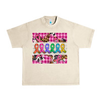 Sandshell western colorfull cancer ribbon Urban Heavy Tee - AdoDesignShop