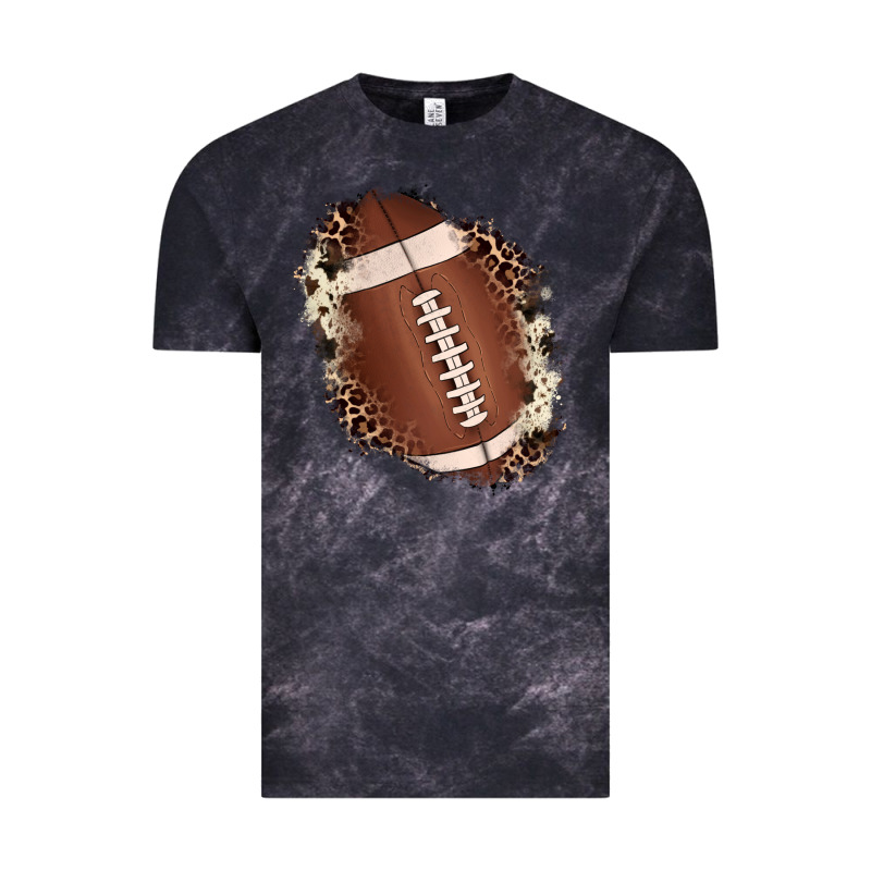 Football Cowhide Leopard Patch Vintage Tee by JahusDesignShop | Teevron
