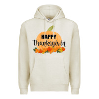 Oatmeal Heather Happy Thanksgiving Premium Hoodie - Bettercallsaul