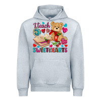 Heather Grey I teach sweethearts Valentine's Day Urban Hoodie - HowdyJamesFarm