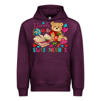 Mauve Wine I teach sweethearts Valentine's Day Urban Hoodie - HowdyJamesFarm