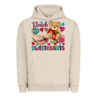 Pigment French Oak I teach sweethearts Valentine's Day Urban Hoodie - HowdyJamesFarm