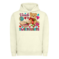 Pigment Pistachio I teach sweethearts Valentine's Day Urban Hoodie - HowdyJamesFarm