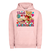 Pigment Salmon I teach sweethearts Valentine's Day Urban Hoodie - HowdyJamesFarm