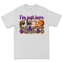 Dove Grey i'm just here for the snacks basketball Premium Tee - Zillion Design Studio