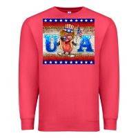 Cardinal usa hot dog Premium Sweatshirt - BarkalooDesign