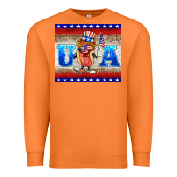 Carrot usa hot dog Premium Sweatshirt - BarkalooDesign