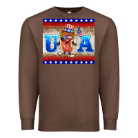 Chestnut usa hot dog Premium Sweatshirt - BarkalooDesign