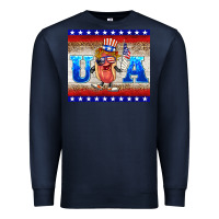 Navy usa hot dog Premium Sweatshirt - BarkalooDesign