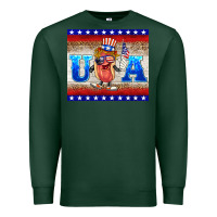 Sports Green usa hot dog Premium Sweatshirt - BarkalooDesign