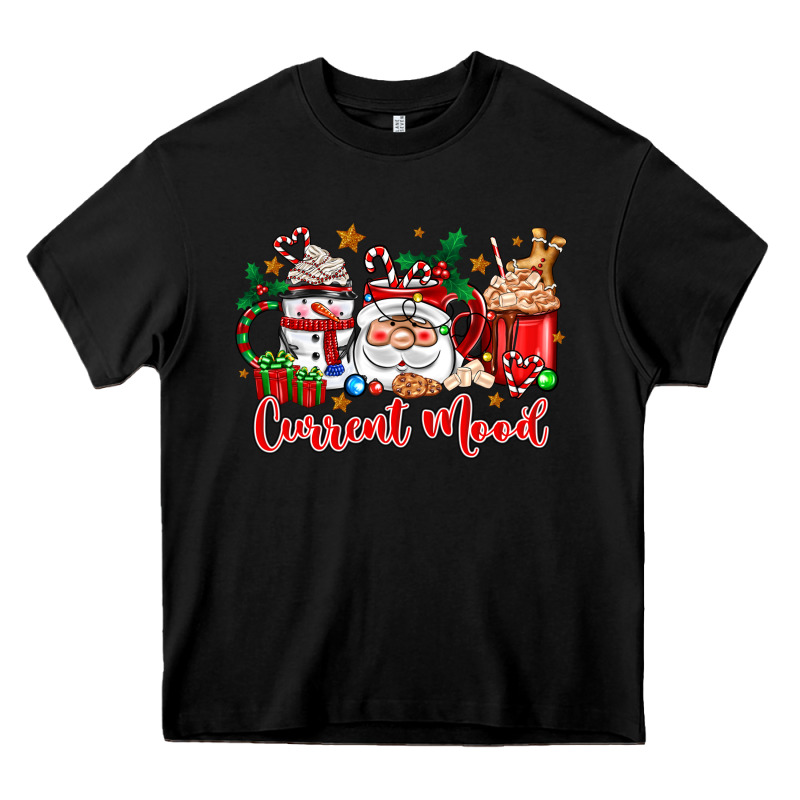 Current Mood Coffee Cups Heavy Core Tee by Zillion Design Studio | Teevron