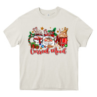 Cream current mood coffee cups Heavy Core Tee - Zillion Design Studio