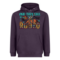 Plum and they call the thing rodeo Heavyweight Hoodie - Artiststas