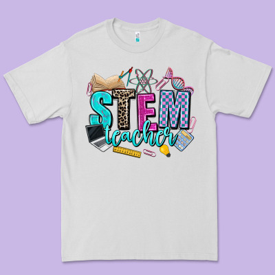 Stem Teacher Premium Tee Designed By Adodesignshop
