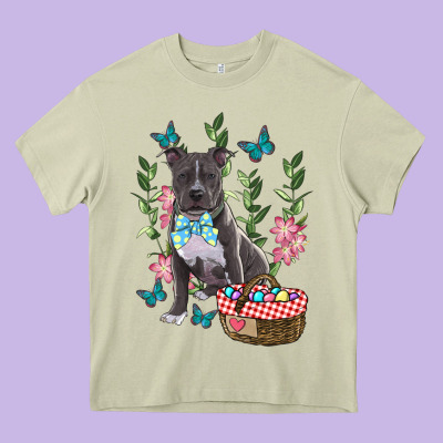 Heavy Core Tee easter pitbull