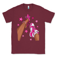 Burgundy afro sneakers and heels Classic Tee - NancyCooperArtShop