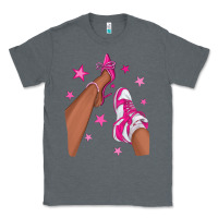 Charcoal Heather afro sneakers and heels Classic Tee - NancyCooperArtShop