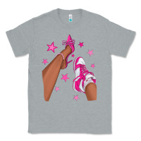 Heather Grey afro sneakers and heels Classic Tee - NancyCooperArtShop