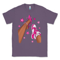 Lavender afro sneakers and heels Classic Tee - NancyCooperArtShop