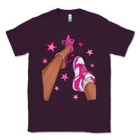 Plum afro sneakers and heels Classic Tee - NancyCooperArtShop