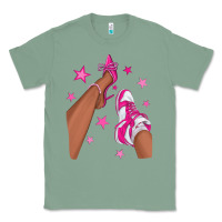 Sage afro sneakers and heels Classic Tee - NancyCooperArtShop