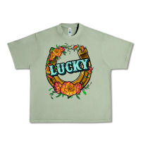 Oil Green horseshoe lucky Urban Heavy Tee - JahusDesignShop