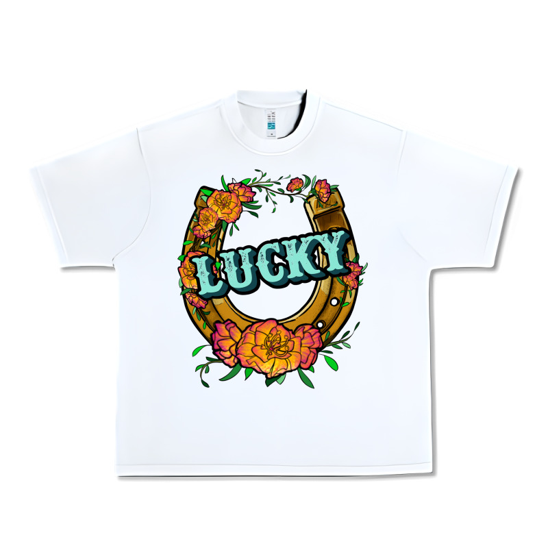 Horseshoe Lucky Urban Heavy Tee by JahusDesignShop | Teevron