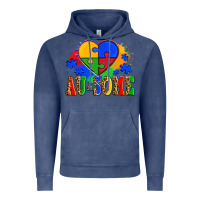 Vintage Denim autism au some tribe Vintage Hoodie - AdoDesignShop