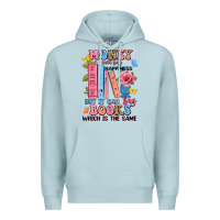 Blue Mist money can't buy happiness but it can buy books whi Premium Hoodie - JahusDesignShop