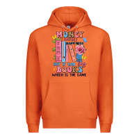 Carrot money can't buy happiness but it can buy books whi Premium Hoodie - JahusDesignShop