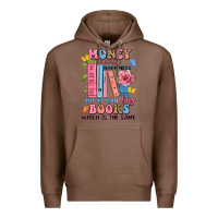 Chestnut money can't buy happiness but it can buy books whi Premium Hoodie - JahusDesignShop