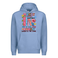 Colony Blue money can't buy happiness but it can buy books whi Premium Hoodie - JahusDesignShop