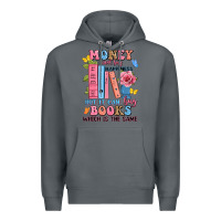 Rock money can't buy happiness but it can buy books whi Premium Hoodie - JahusDesignShop