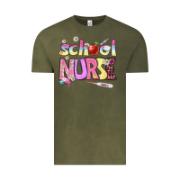Vintage Olive school nurse Vintage Tee - BundleAndBundleShop