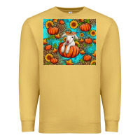 Antique Gold fall pumpkin lamb Premium Sweatshirt - Jasminsmagicworld